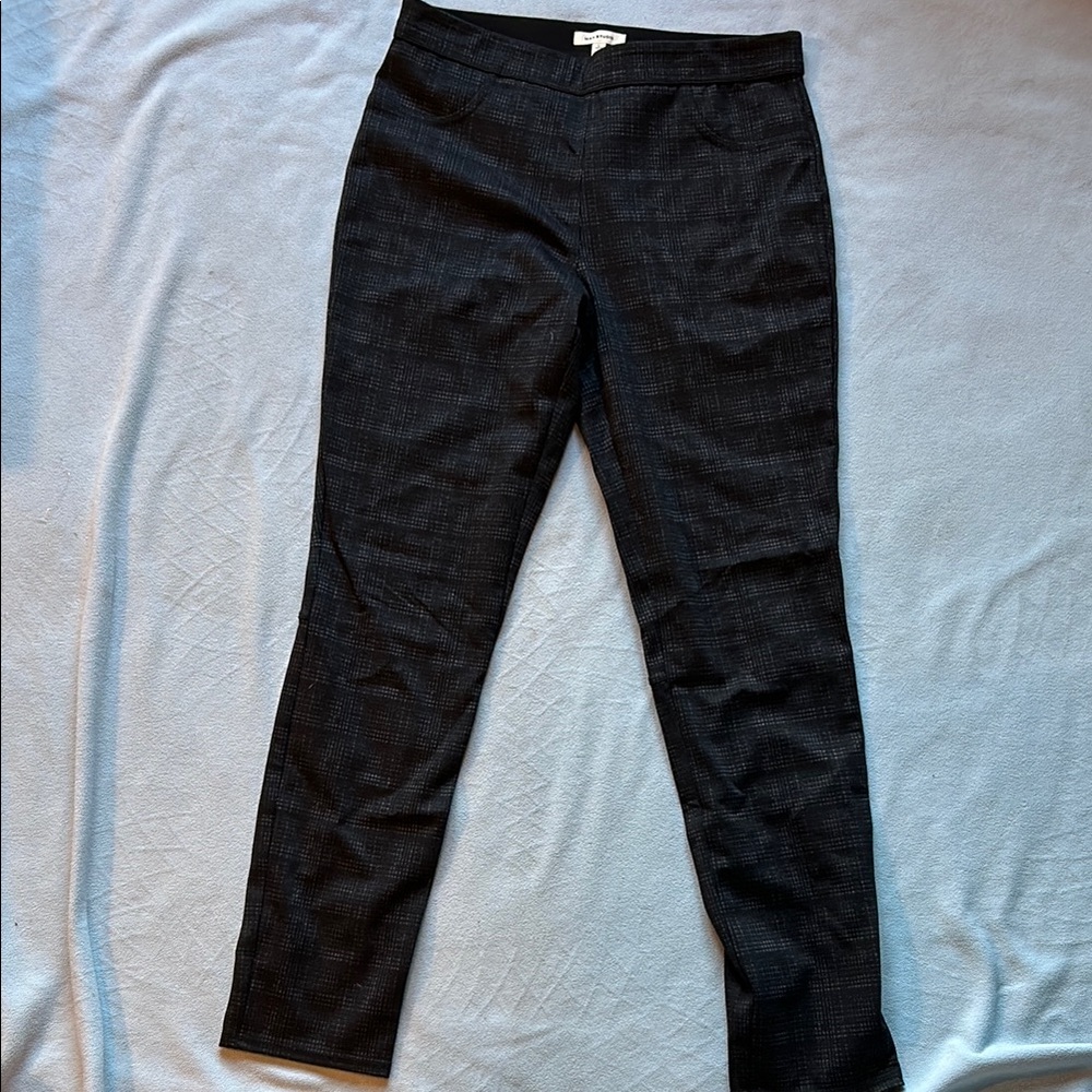 Black Plaid Pants